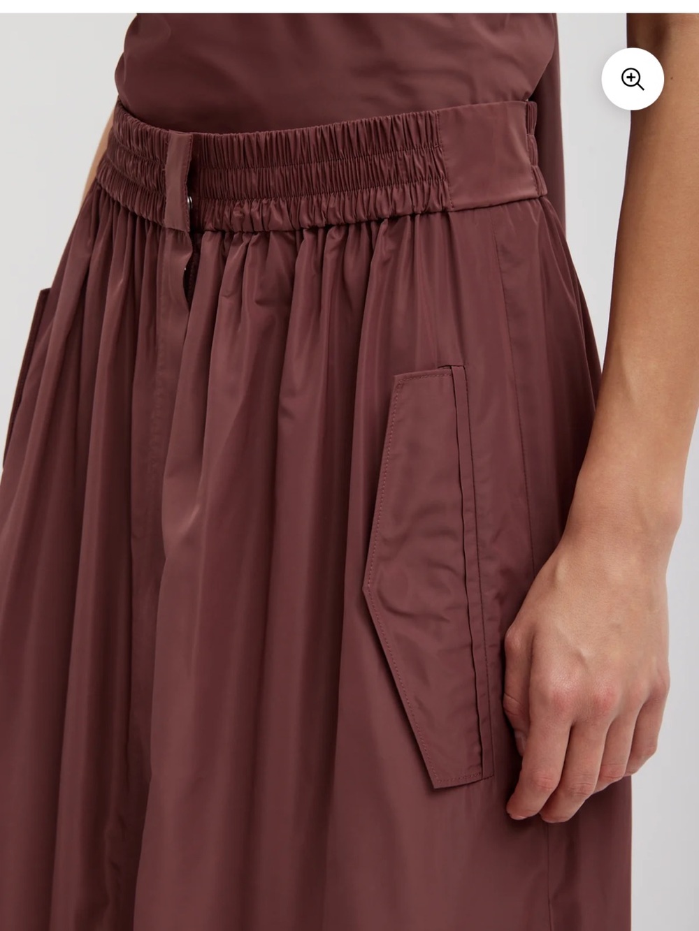 Tibi Italian Sporty Nylon Zip Skirt. Size M. - Picture 5 of 7